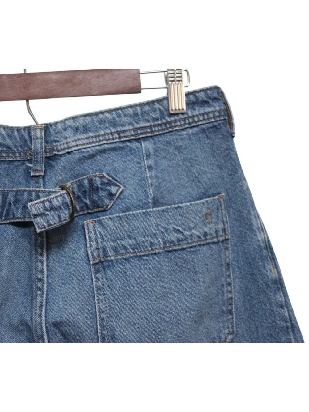 Anthropologie Pilcro Jeans Size 28 Relaxed Wide Leg Tapered Baggy Denim Boho - Picture 12 of 14